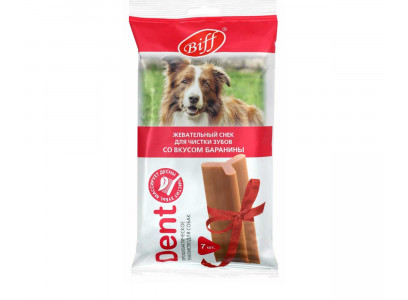 Лакомство Biff (Бифф) Снек Dent Для Собак Крупных Пород Баранина 270г 024966 