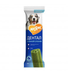 Лакомство Мнямс Dental Для Собак Зубные Спонжи с Эвкалиптом и Телятиной 25г