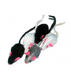 Игрушка Для Кошек Мышь Меховая 2,5см Hwt021-1 6шт Блистер 360363