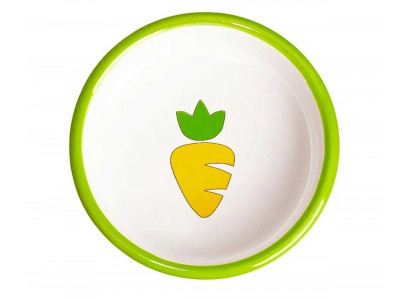 Миска Mr.Kranch (Мистер Кранч) Для Грызунов Керамическая Зеленая с Морковью 70мл 