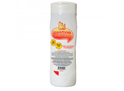 Шампунь Для Собак и Щенков Золотая Рыбка От Блох и Клещей 1000мл