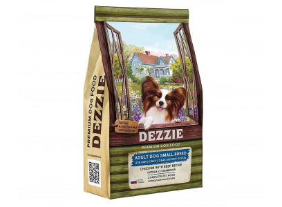 Сухой Корм Dezzie (Деззи) Для Собак Мелких Пород Курица и Говядина Adult Dog Small Breed 3кг 5659011 
