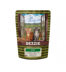 Сухой Корм Dezzie (Деззи) Для Котят Курица и Индейка Kitten 400г 5659100