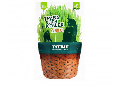 Травка TiTBiT (Титбит) Для Кошек Овес 60г 024751 