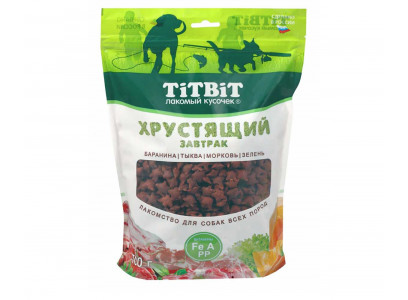 Лакомство TiTBiT (Титбит) Для Собак Завтрак Хрустящий с Бараниной 700г 024935 