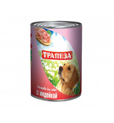 Консервы Трапеза Для Собак Индейка 350г (1*20)