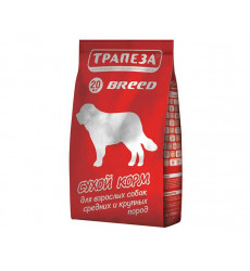 Сухой Корм Трапеза Для Собак Средних и Крупных Пород Breed 20кг