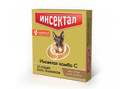 Капли Инсектал Комбо Для Собак 40-60кг N207