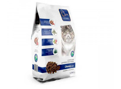 Сухой Корм Clan Classic (Клэн Классик) Для Кошек Choosy 29/13 Индейка и Кролик 1,25кг (1*6) 