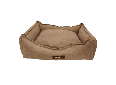 Лежак Для Кошек и Собак Мелких Пород BraVa (Брава) Fashion Прямоугольный 50*40*15см 10310 Рогожка Мебельная 