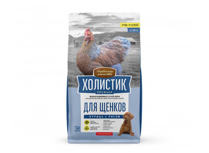 Сухой Корм Деревенские Лакомства Для Щенков Курица и Рис Холистик Премьер 1кг 79213362 