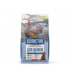 Сухой Корм Деревенские Лакомства Для Щенков Курица и Рис Холистик Премьер 1кг 79213362