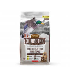 Сухой Корм Деревенские Лакомства Для Собак Мелких Пород Утка и Рис Холистик Премьер 1кг 79213294