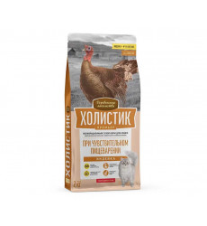 Сухой Корм Деревенские Лакомства Для Кошек с Чувствительным Пищеварением Индейка Холистик Премьер 2кг 79213140