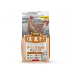 Сухой Корм Деревенские Лакомств Для Кошек с Чувствительным Пищеварением Индейка Холистик Премьер 400г 79213133