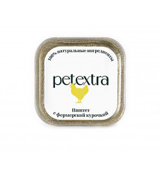 Влажный Корм Petextra (Петэкстра) Для Кошек Фермерская Курочка Паштет 100г (1*16)