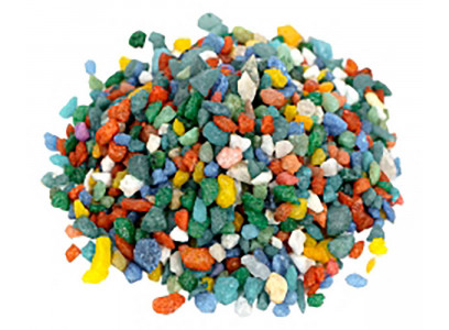 Грунт Zoo One (Зоо Уан) Смесь/Калейдоскоп Крашеный 2-5мм Природный 1кг 15-1989