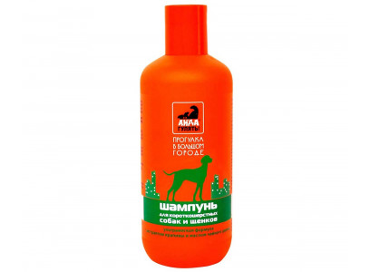Шампунь Айда Гулять Для Короткошерстных Собак и Щенков 60мл