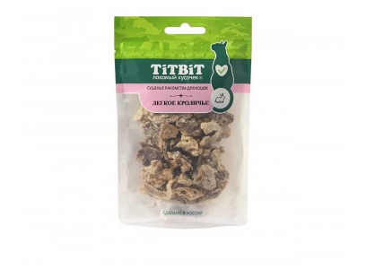 Лакомство TiTBiT (Титбит) Для Кошек Легкое Кроличье 10г 019344 Сушеные 