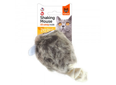Игрушка Для Кошек Fofos (Фофос) Мышь Шумелка Интерактивная 12*4см Dcf18366 