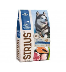 Сухой Корм Sirius (Сириус) Для Активных Собак 3-Мяса и Овощи 2кг 76158