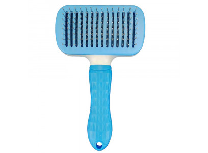 Пуходерка Dogman (Догман) Квадратная Самоочищающаяся 19*10,5см  