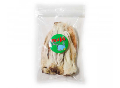 Лакомство Brava (Брава) Уши Кроличьи с Мехом 50г Новинка 