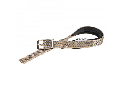 Ошейник Для Собак Мелких и Средних Пород Ferplast (Ферпласт) Daytona Deluxe С20/43 Мягкая Подкладкой  Коричнево-Черный 77202112 