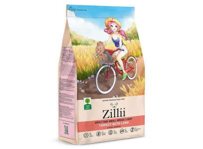 Сухой Корм Zillii (Зиллии) Диетический Для Собак Мелких Пород Индейка и Ягненок Adult Dog Small Breed Light 2кг 5658081 
