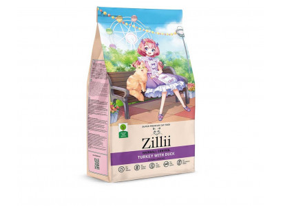 Сухой Корм Zillii (Зиллии) Для Кошек Вывод Шерсти Индейка и Утка Hairball Control 2кг 5658181 