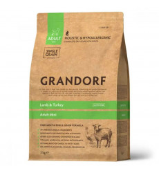 Сухой Корм Grandorf (Грэндорф) Dog Mini Lamb&Turkey Для Собак Мелких Пород Ягненок и Индейка 3кг 0921 