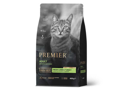 Сухой Корм Premier (Премьер) Cat Adult Lamb&Turkey Для Кошек Ягненок и Индейка 400г  1621 