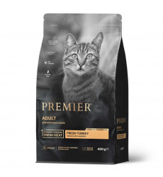 Сухой Корм Premier (Премьер) Cat Adult Turkey Для Кошек Индейка 400г 1683 