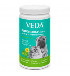 Фитомины Форте Veda (Веда) Для Собак и Кошек Противоаллергические