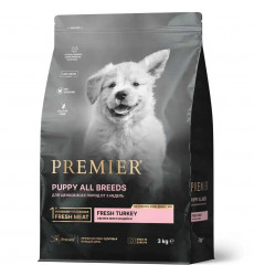 Сухой Корм Premier (Премьер) Dog Puppy Turkey Для Щенков Индейка 3кг 1348 