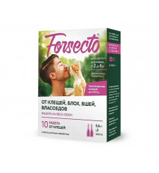 Капли Forsecto (Форсекто) Для Кошек От 2 До 4кг 0,6мл