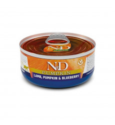 Консервы Farmina (Фармина) N&D Cat Lamb Pumpkin&Blueberry Для Кошек Ягнёнок, Тыквы и Черника 80г(1*12) 102109