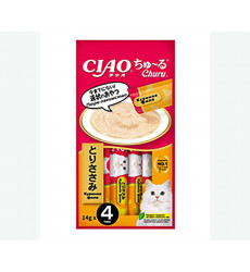 Лакомство Inaba (Инаба) Ciao Churu Для Кошек 14г*4 Пюре Куриное Филе 139.2571