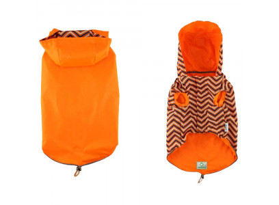 Ветровка Св11ор-Л Favorite (Фэйворит) №1 с Капюшоном L 45см Двусторонняя Оранжевая