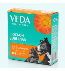 Лосьон Для Глаз Для Кошек и Собак Фитоэлита Календула 10мл 3фл Veda (Веда)