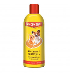 Шампунь Инсектал Для Кошек Собак 200мл N116 Средство от Внешних и Внутренних Паразитов