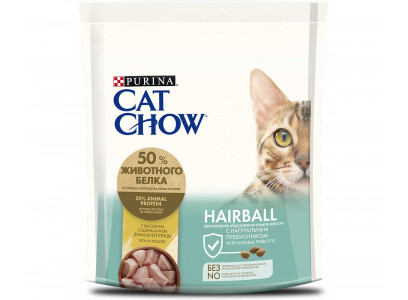 Сухой Корм Cat Chow (Кэт Чау) Для Кошек Для Вывода Шерсти Птица Special Care Hairball Control 400г 