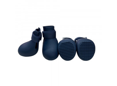 Сапоги Для Собак Мелких Пород Pet Fashion (Пет Фешн) Резиновые S Синий 5*6см 