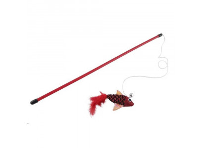 Игрушка-Дразнилка Nunbell (Нанбелл) Для Кошек Рыбка На Палочке 10922-8770 47см 