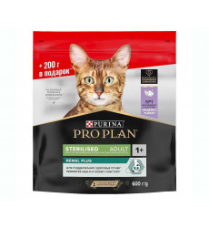 Сухой Корм Pro Plan (Проплан) Для Стерилизованных Кошек Индейка 400г+200г