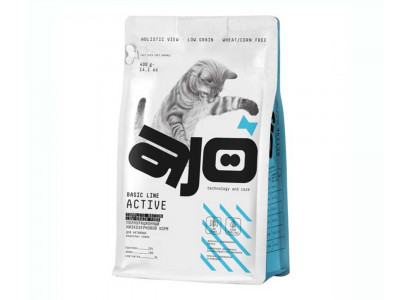 Сухой Корм Ajo (Аджо) Cat Active Для Кошек Индейка 400г (1*24)