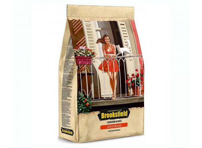 Сухой Корм Brooksfield (Бруксфилд) Low Grain Adult Cat Light/Sterillized Chicken Для Стерилизованных Кошек и Кошек, Страдающих Лишним Весом Курица и Рис 2кг 5660151 