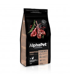  Сухой Корм Alphapet (Альфапет) Superpremium Для Кошек с Чувствительным Пищеварением Ягненок 3кг (1*3) 51034 
