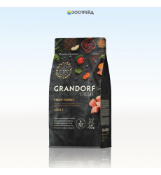 Сухой Корм Grandorf Fresh (Грэндорф Фреш) Cat Adult Turkey&Sweet Potato Для Взрослых Кошек Индейка С Бататом 400г 52550