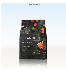 Сухой Корм Grandorf Fresh (Грэндорф Фреш) Dog Mini Salmon&Potato Для Собак Маленьких Пород Лосось И Батат 1кг 52819